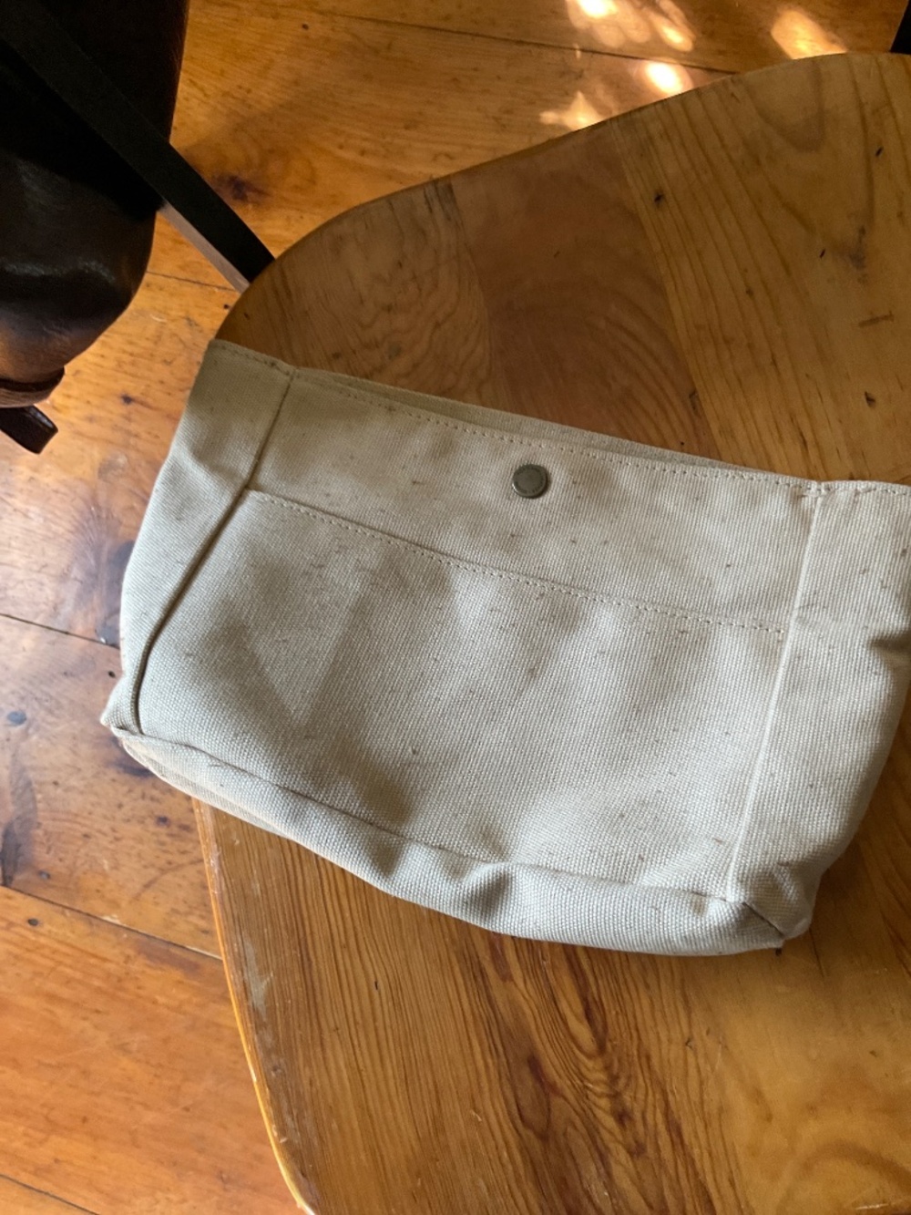 Portland leather goods MINI CROSSBODY TOTE in Nutmeg - Picture 10 of 13